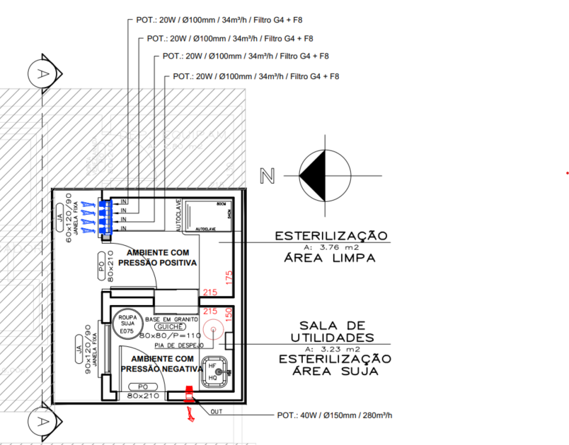 Projeto de Ventilação para CME